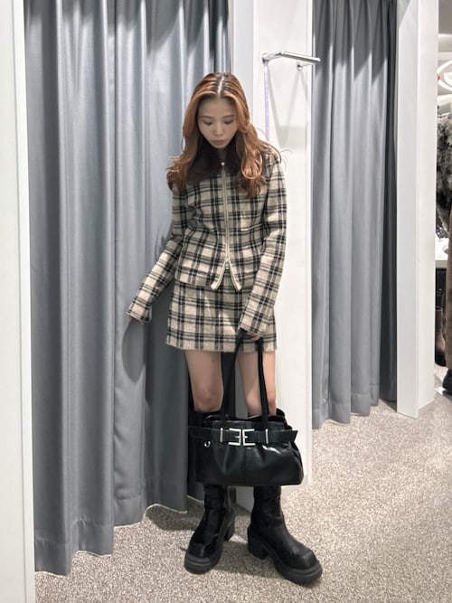 F/FUR COLLAR KNIT TOPS フェイクファー カラー ニット トップス 秋服 冬服