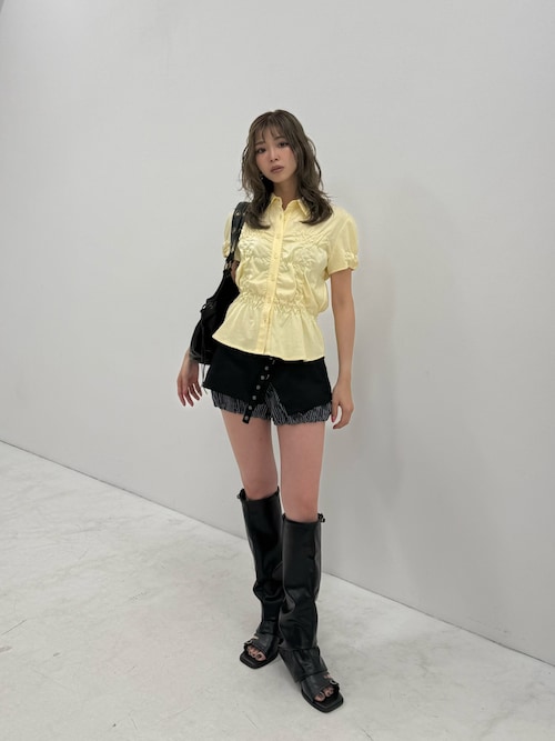 SLY（スライ） レッグウォーマー F/LEATHER LEG COVER フェイクレザー