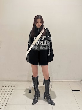 　湊有里紗さん（レディース・152cm）の秋コーディネート