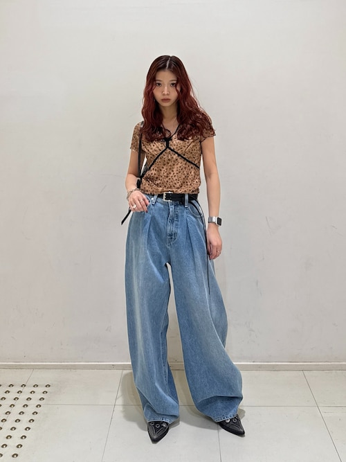 再入荷】THROW J/W CURVE TUCKED PT ジャストウエスト カーブ
