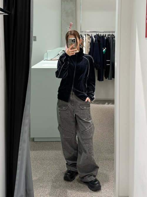 VELOUR TRACK JACKET ベロア トラックジャケット 春服