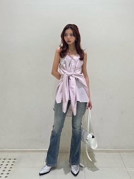 　湊有里紗さんの（SLY | スライ）を使ったコーディネート