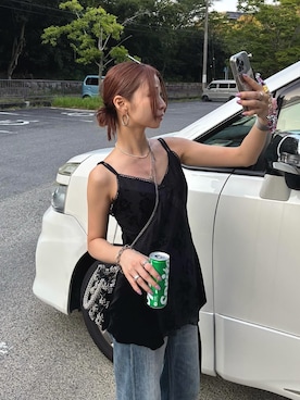 　湊有里紗さん（レディース・152cm）の夏コーディネート