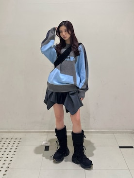 　湊有里紗さん（レディース・152cm）の冬コーディネート