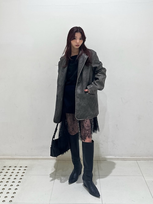VINTAGE F／LEATHER TAILORED ジャケット セール】VINTAGE F/LEATHER TAILORED JK ヴィンテージ フェイク