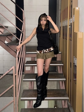 湊有里紗さん(レディース・152cm)の夏コーディネート
