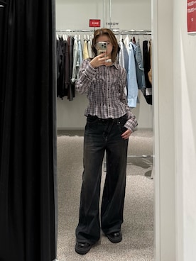 湊有里紗さん(レディース・152cm)の冬コーディネート