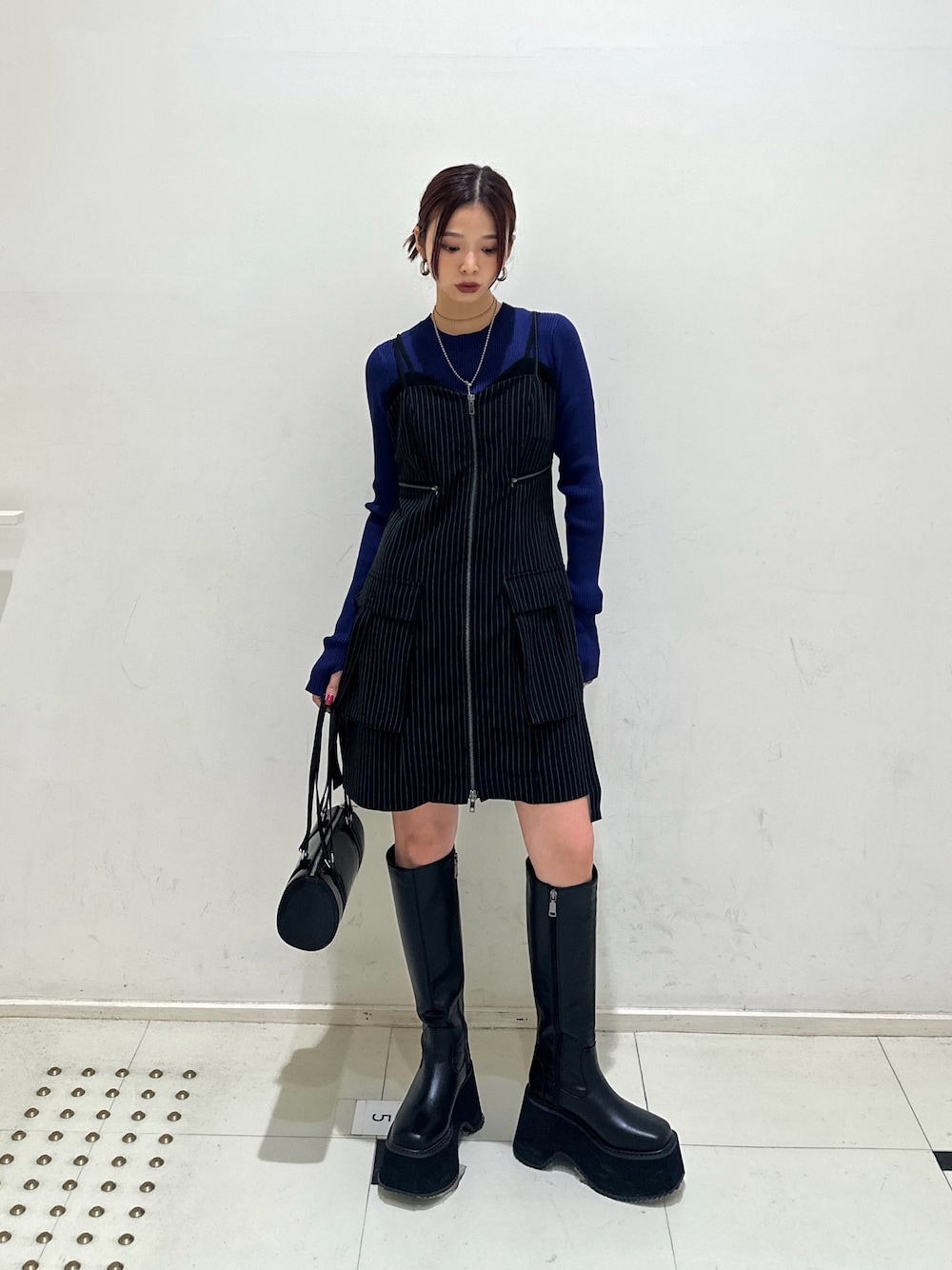 SLY PLATFORM KNEE ブーツ SLY PLATFORM KNEE ブーツ BLK -ファッション通販 FASHION WALKER