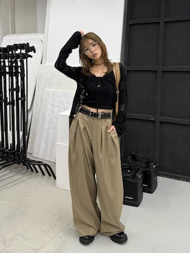 　湊有里紗さん（レディース・152cm）の春コーディネート