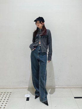 湊有里紗さん(レディース・152cm)の秋コーディネート
