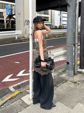 湊有里紗さん(レディース・152cm)の春コーディネート