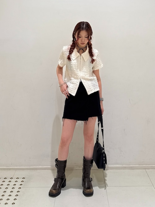 SLY（スライ）の「CHUNKY SOLE SQUARE KNEE BOOTS/チャンキー