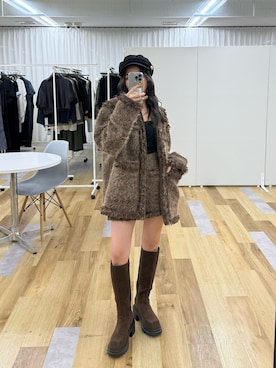 「SLY（スライ）のアイテム（ジャケット/アウター）」を使った、　湊有里紗さん（レディース・152cm）の秋コーディネート