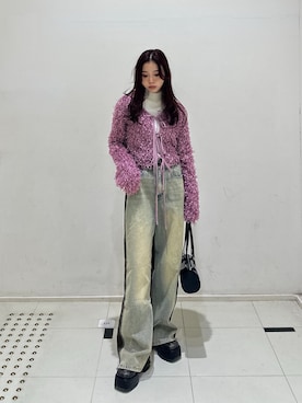 　湊有里紗さん（レディース・152cm）の冬コーディネート