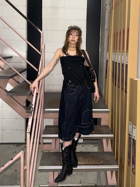 湊有里紗さん(レディース・152cm)の春コーディネート