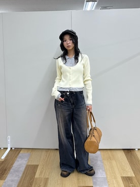 湊有里紗さん(レディース・152cm)の秋コーディネート
