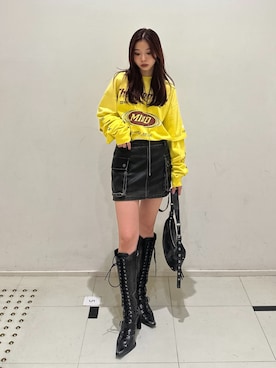 　湊有里紗さん（レディース・152cm）の秋コーディネート