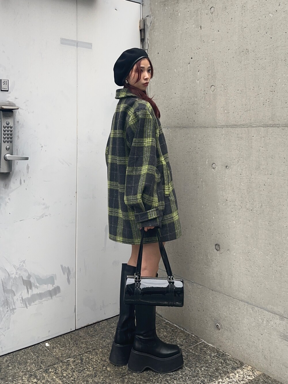 プラットフォーム ニー ブーツ ロングブーツ SLY（スライ）の「PLATFORM KNEE BOOTS プラットフォーム ニー