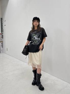 湊有里紗さん(レディース・152cm)の夏コーディネート