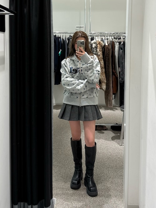 PLEATS S/SK プリーツ ショートスカート ミニスカート 秋服 冬服