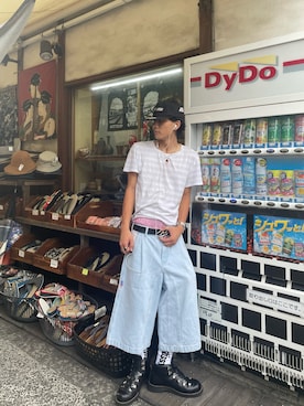 「アイテム（デジタル腕時計）」を使った、まさおさん（メンズ・168cm）の秋コーディネート