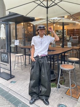 「アイテム（デジタル腕時計）」を使った、まさおさん（メンズ・168cm）の秋コーディネート
