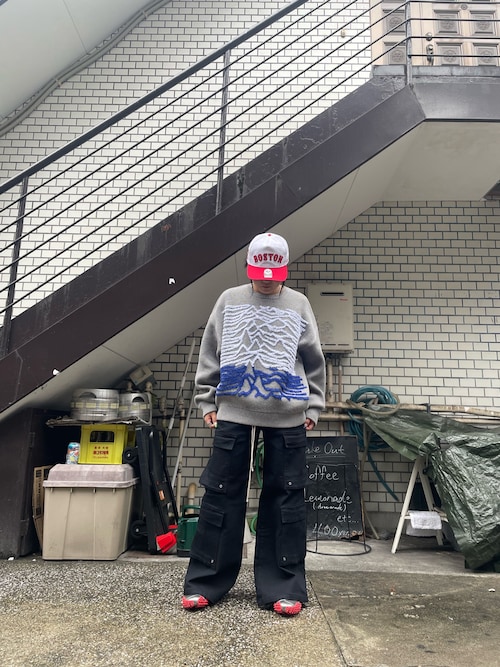 DankeSchon/ダンケシェーン/TCBLACK FLARE CARGOPANTS（カーゴパンツ