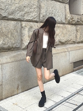 　nnさん（レディース・163cm）の秋コーディネート