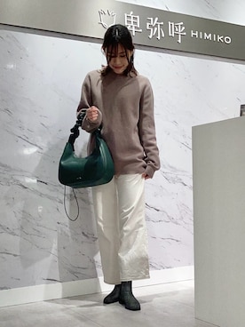 卑弥呼 ディアモール大阪店 NICALさん(レディース・165cm)の冬コーディネート