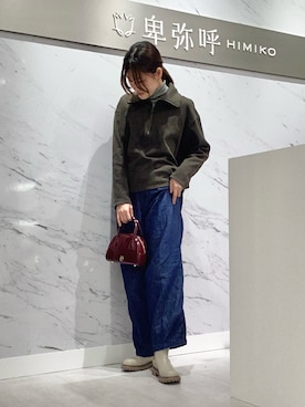 卑弥呼 ディアモール大阪店 NICALさん（レディース・165cm）の冬コーディネート