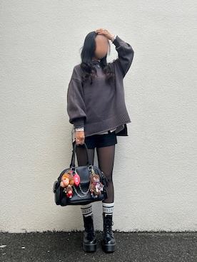 「アイテム（ブレスレット）」を使った、みみさん（レディース・155cm）の秋コーディネート