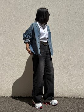 「GAP（ギャップ）のアイテム（トップス）」を使った、みみさん（レディース・155cm）の春コーディネート