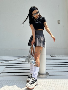 みみさん（骨格ナチュラル・レディース・155cm）の秋コーディネート