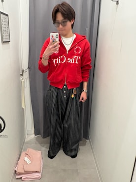 「CASIO（カシオ）のアイテム」を使った、だいずさん（メンズ・169cm）の冬コーディネート