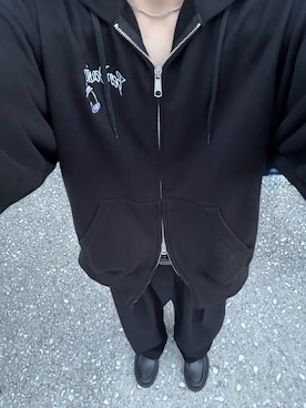 「アイテム（パーカー）」を使った、だいずさん（メンズ・169cm・10代）の秋コーディネート