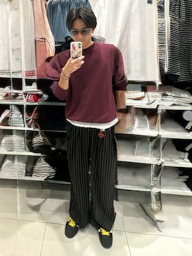 「アイテム（デジタル腕時計）」を使った、スースさん（メンズ・169cm）の秋コーディネート