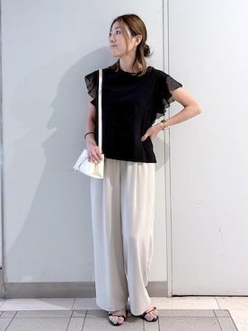 sayaさん（レディース・155cm）の春コーディネート