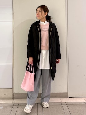 sayaさん（レディース・155cm）の冬コーディネート