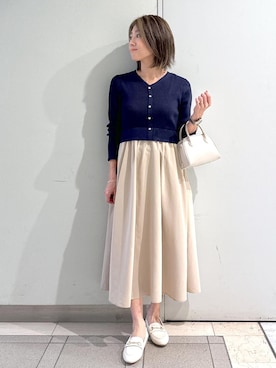 「アイテム（パンプス）」を使った、sayaさん（レディース・155cm・30代）の秋コーディネート