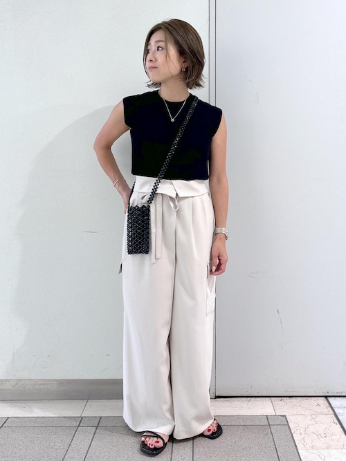 セール】アシンメトリータックパンツ（その他パンツ）｜ROPE 