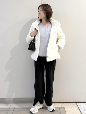 「ニット/セーター」｜sayaさん（レディース・155cm）の秋コーディネート