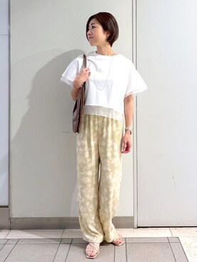 sayaさん（レディース・155cm）の春コーディネート