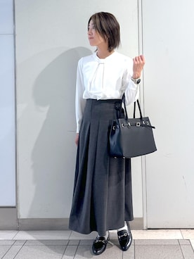 「ROPE' PICNIC（ロペピクニック）のアイテム」を使った、sayaさん（レディース・155cm）の秋コーディネート