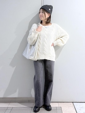 sayaさん(レディース・155cm)の冬コーディネート