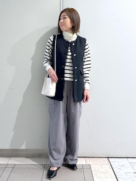 sayaさん（レディース・155cm）の冬コーディネート