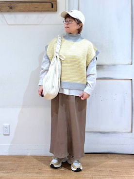 「アイテム（帽子）」を使った、tosa0101さん（レディース・152cm・40代）の秋コーディネート