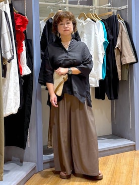 「アイテム（ネックレス）」を使った、tosa0101さん（レディース・152cm・50代）の夏コーディネート