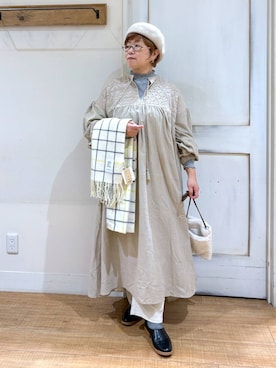 「アイテム（ワンピース/ドレス）」を使った、tosa0101さん（レディース・152cm・40代）の秋コーディネート