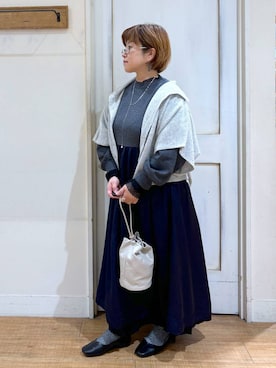 「アイテム（ワンピース/ドレス）」を使った、tosa0101さん（レディース・152cm・40代）の秋コーディネート
