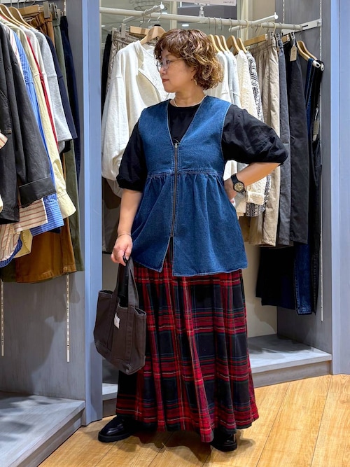 セール】切り替えZIPフレアベスト（ベスト）｜studio CLIP（スタディオ